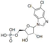CAS 登录号:72586-79-9, 5,6-二氯-1-呋喃核糖基苯并咪唑5'-单磷酸酯
