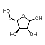 CAS 登录号：7261-25-8， L-阿拉伯糖呋喃糖