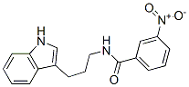 CAS 登录号：72612-07-8， N-[3-(1H-吲哚-3-基)丙基]-3-硝基苯甲酰胺