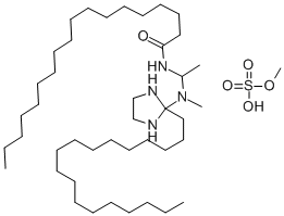 CAS 登录号:72623-82-6, (2-C13-17-烷基-1-(2-C14-18-酰胺基乙基)-4,5-二氢-3-甲基咪唑鎓)硫酸甲酯盐