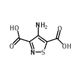 CAS 登录号：72632-90-7， 4-氨基-1,2-噻唑-3,5-二甲酸