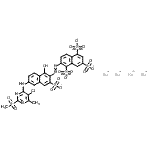 CAS 登录号：72639-32-8， 四钠6-[(6-{[5-氯-6-甲基-2-(甲基磺酰基)-4-嘧啶基]氨基}-1-羟基-3-磺酸-2-萘基)偶氮]-1,3,5-萘三磺酸酯