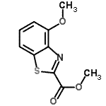 CAS 登录号：7267-28-9， 甲基4-甲氧基-1,3-苯并噻唑-2-羧酸酯