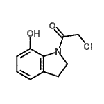 CAS 登录号：72696-19-6， 2-氯-1-(7-羟基-2,3-二氢-1H-吲哚-1-基)乙酮