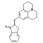 CAS 登录号：72700-01-7， 2-(2,3,6,7-四氢-1H,5H-吡啶并[3,2,1-Ij]喹啉-9-基亚甲基)-1-茚满酮