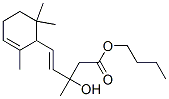 CAS 登录号：72727-71-0， (E)-3-羟基-3-甲基-5-(2,6,6-三甲基-1-环己-2-烯基)戊-4-烯酸丁基酯