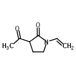 CAS 登录号：727418-59-9， 3-乙酰基-1-乙烯基-2-吡咯烷酮
