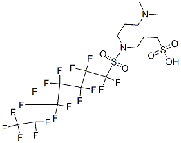 CAS 登录号：72785-08-1， 3-[[3-(二甲基氨基)丙基][(十七氟辛基)磺酰基]氨基]丙烷磺酸