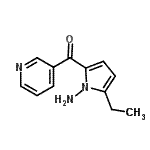 CAS 登录号：728008-80-8， (1-氨基-5-乙基-1H-吡咯-2-基)(3-吡啶基)甲酮