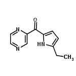 CAS 登录号：728010-89-7， (5-乙基-1H-吡咯-2-基)(2-吡嗪基)甲酮