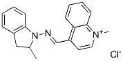 CAS#: 72828-74-1， N-(2-Methyl-2,3-Dihydroindol-1-Yl)-1-(1-Methylquinolin-1-Ium-4-Yl)Methanimine Chloride