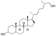CAS 登录号：72843-39-1， (3R,5R,8R,9S,10S,13R,14S,17R)-17-[(2R)-7-羟基-6-甲基庚烷-2-基]-10,13-二甲基-2,3,4,5,6,7,8,9,11,12,14,15,16,17-十四氢-1H-环戊并[a]菲-3-醇