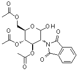 CAS 登录号：72858-55-0， 3,4,6-三-O-乙酰基-2-脱氧-2-(1,3-二氧代-1,3-二氢-2H-异吲哚-2-基)-D-吡喃葡萄糖