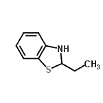 CAS 登录号：72889-30-6， 2-乙基-2,3-二氢-1,3-苯并噻唑