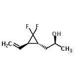 CAS 登录号：728894-77-7， (2S)-1-[(1R,3R)-2,2-二氟-3-乙烯基环丙基]-2-丙醇