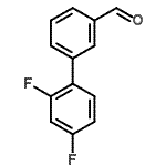 CAS 登录号：728918-77-2， 2',4'-二氟-3-联苯甲醛
