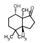 CAS 登录号：728944-77-2， (3aR,7S,7aS)-7-羟基-4,4,7a-三甲基八氢-1H-茚-1-酮