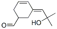 CAS 登录号：72927-97-0， (5E)-5-(2-羟基-2-甲基丙亚基)环己-3-烯-1-甲醛