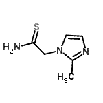CAS 登录号：729553-52-0， 2-(2-甲基-1H-咪唑-1-基)硫代乙酰胺