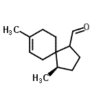 CAS 登录号：729563-50-2， (4R)-4,8-二甲基螺[4.5]癸-7-烯-1-甲醛