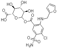 CAS 登录号：72967-59-0， 呋塞米酰基-beta-D-葡糖苷酸