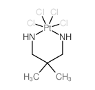 CAS 登录号：72968-10-6， (3-次氮基-2,2-二甲基丙基)亚胺四氯化铂