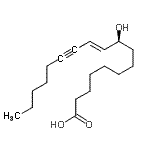 CAS 登录号：7309-58-2， (9S,10E)-9-羟基-10-十八碳烯-12-炔酸
