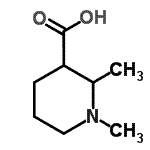 CAS 登录号：730996-34-6， 1,2-二甲基-3-哌啶羧酸