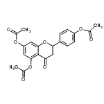 CAS 登录号:73111-01-0, 2-(4-乙酰氧基苯基)-4-氧代-3,4-二氢-2H-苯并吡喃-5,7-二基二乙酸酯
