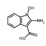 CAS 登录号：73154-81-1， 2-氨基-1-羟基-1H-吲哚-3-羧酸