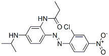 CAS 登录号：73157-53-6， N-[2-(2-氯-4-硝基苯基)偶氮-5-(丙-2-基氨基)苯基]丙酰胺