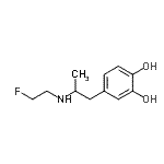 CAS#: 731746-28-4， 4-{2-[(2-Fluoroethyl)amino]propyl}-1,2-benzenediol