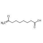结构式 CAS# 731773-30-1, 8-氯-8-壬烯酸