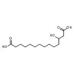 CAS 登录号：73179-89-2， 3-羟基十四烷二酸