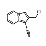 CAS 登录号：731821-82-2， 2-(氯甲基)-1-吲哚嗪甲腈