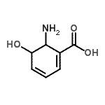 CAS 登录号：73209-13-9， 6-氨基-5-羟基-1,3-环己二烯-1-羧酸