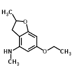 CAS 登录号：732197-84-1， 6-乙氧基-N,2-二甲基-2,3-二氢-1-苯并呋喃-4-胺