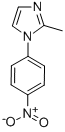 结构式 CAS# 73225-15-7, 2-甲基-1-(4-硝基苯基)-1H-咪唑