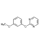 CAS 登录号：73226-22-9， 2-(3-甲氧基苯氧基)嘧啶