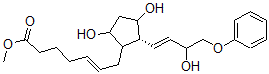 CAS 登录号：73275-73-7， (E)-7-[(1R)-3alpha,5alpha-二羟基-2beta-[(E,R)-4-苯氧基-3-羟基-1-丁烯基]环戊烷-1alpha-基]-5-庚烯酸甲酯