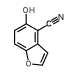 CAS 登录号：73277-37-9， 5-羟基-1-苯并呋喃-4-甲腈