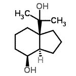 CAS 登录号：733047-26-2， (3aR,4S,7aR)-7a-(2-羟基-2-丙基)八氢-1H-茚-4-醇