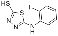CAS 登录号：73310-96-0， 5-(2-氟-苯基氨基)-[1,3,4]噻二唑-2-硫醇