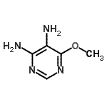 CAS 登录号：73318-76-0， 6-甲氧基-4,5-嘧啶二胺