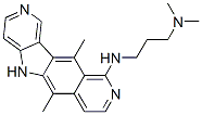 CAS 登录号：73323-34-9， N'-(6,11-二甲基-5H-吡啶并(3',4':4,5)吡咯并(2,3-g)异喹啉-10-基)-N,N-二甲基-1,3-丙烷二胺