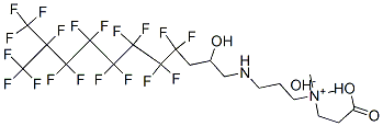 CAS 登录号：73353-25-0， 2-羧基乙基-[3-[[4,4,5,5,6,6,7,7,8,8,9,9,10,11,11,11-十六氟-2-羟基-10-(三氟甲基)十一烷基]氨基]丙基]-二甲基铵氢氧化物