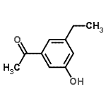 CAS 登录号：733679-07-7， 1-(3-乙基-5-羟基苯基)乙酮