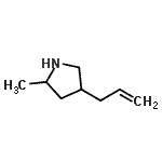 CAS 登录号：733752-87-9， 4-烯丙基-2-甲基吡咯烷
