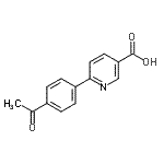CAS#: 733776-51-7， 6-(4-Acetylphenyl)nicotinic acid