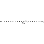 structure of CAS# 7344-02-7, N-[(2S,3R,4E)-1,3-Dihydroxy-4-octadecen-2-yl]icosanamide;C-20 Ceramide;Cer(d18:1/20:0);eicosanamide, N-((2S,3R,E)-1,3-dihydroxyoctadec-4-en-2-yl)-